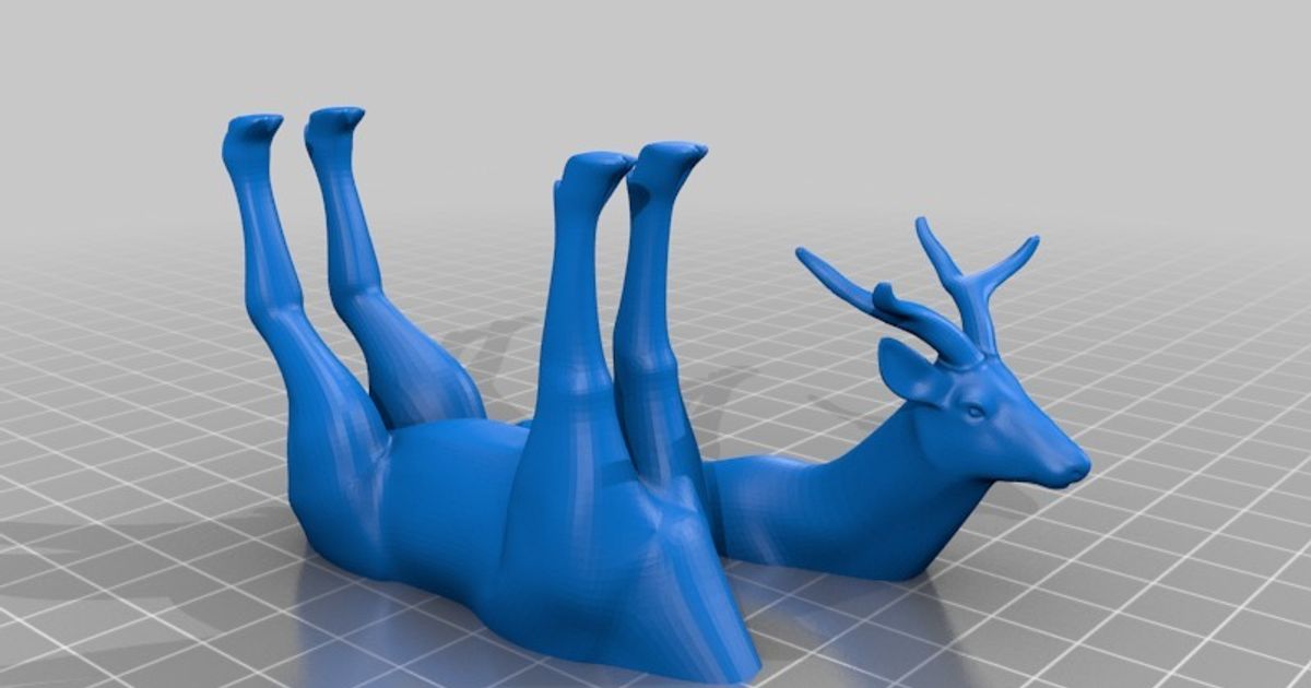 Deer by Visio 3D Team | Download free STL model | Printables.com