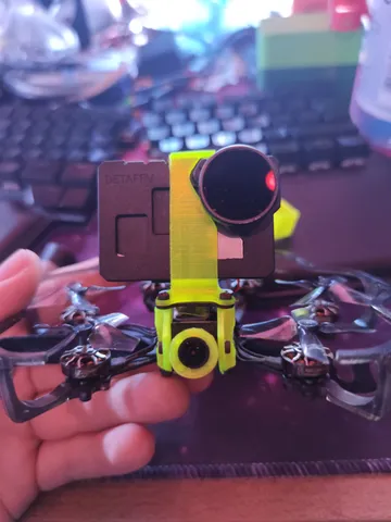 Flywoo Firefly Hex nano naked GoPro Hero 6 Black mount 15°