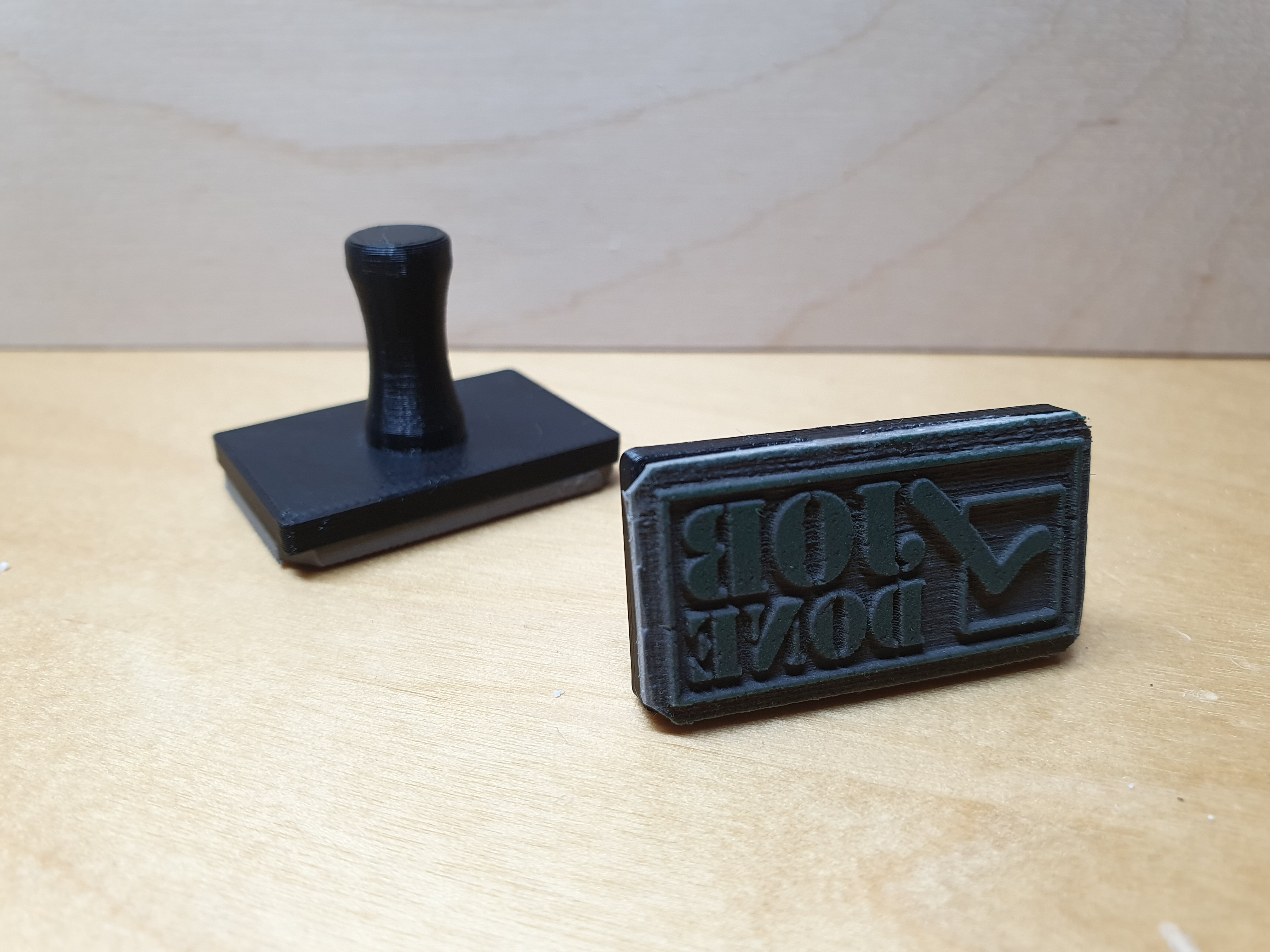 Stamp handle
