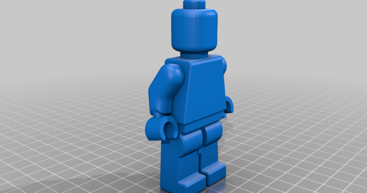 Lego inspired Minifig by Guido L Download free STL model Printables com