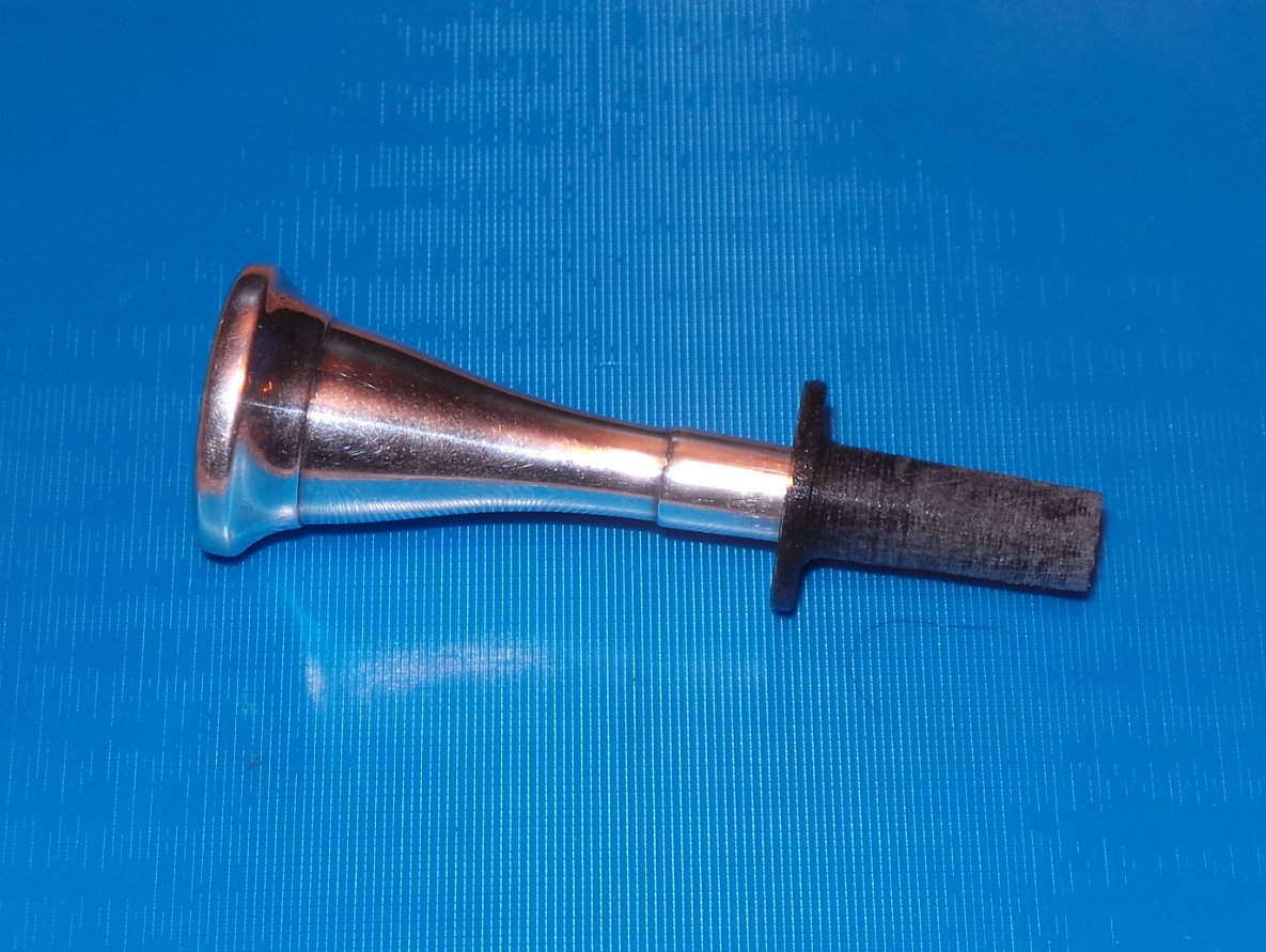 (OBSOLETE) French horn mouthpiece adapter for by ljhms Download free STL model