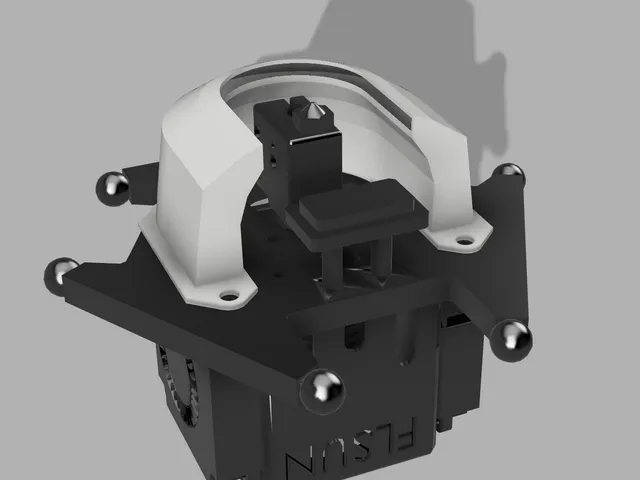 FLSUN SUPER RACER SR - almost radial fan duct