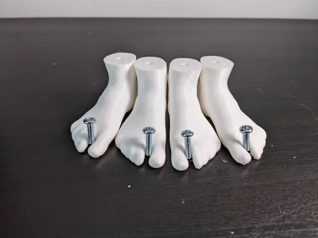PC Case Feet ("Human Foot!")