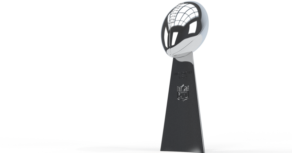 Vince Lombardi Trophy By Jefftml Download Free Stl Model Printables Com