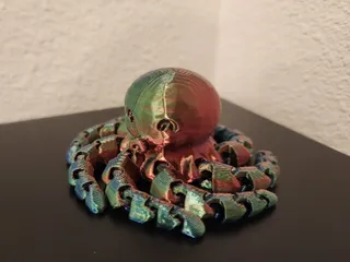 Medium Poly Cute Mini Octopus by HexAxis3D | Download free STL model ...