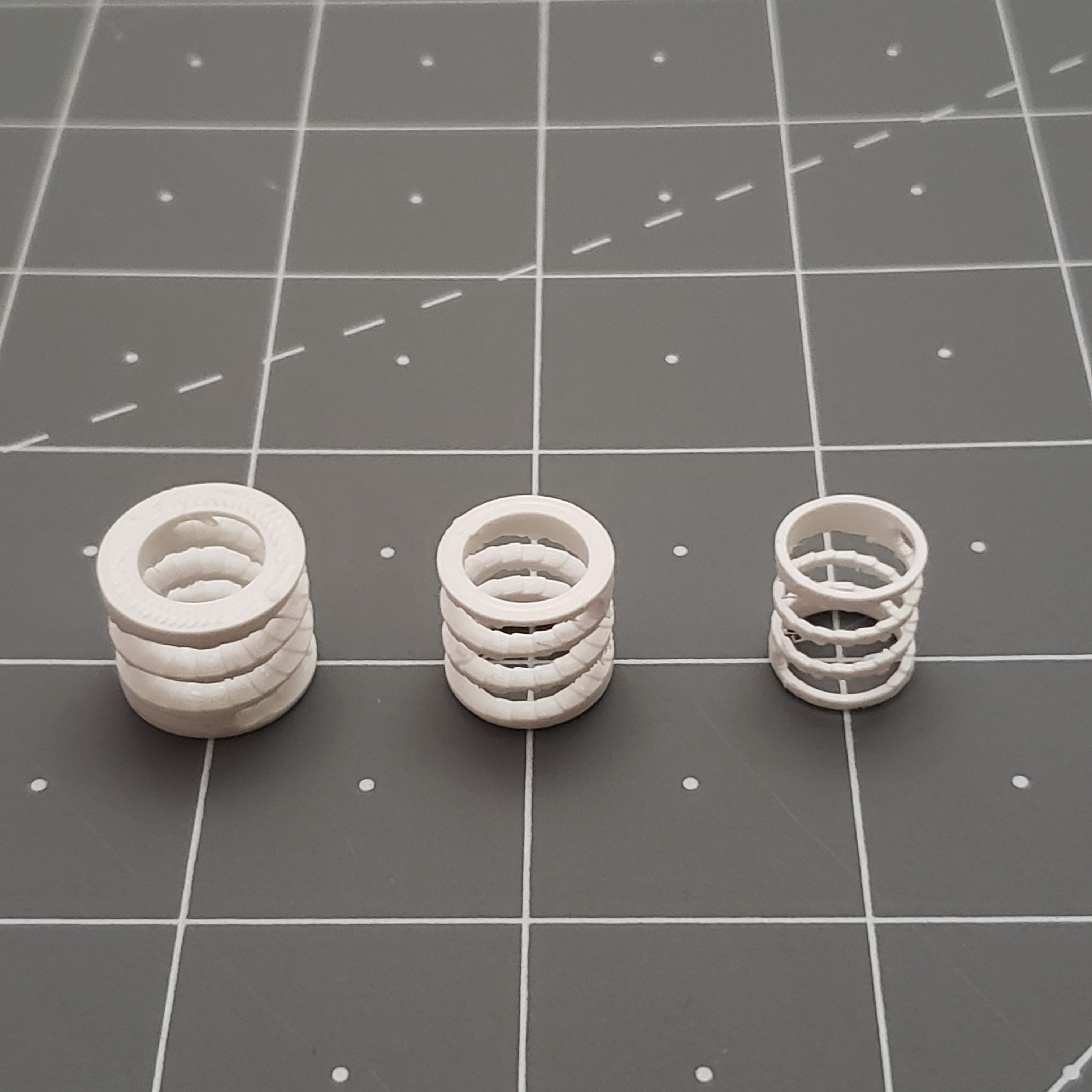 Customizable 3D Printed Springs with Custom Support