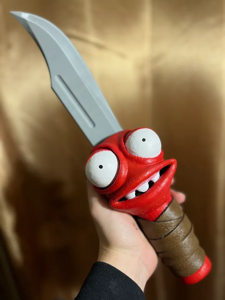 3D file Knifey HIGH ON LIFE knife 🔪・3D print model to download
