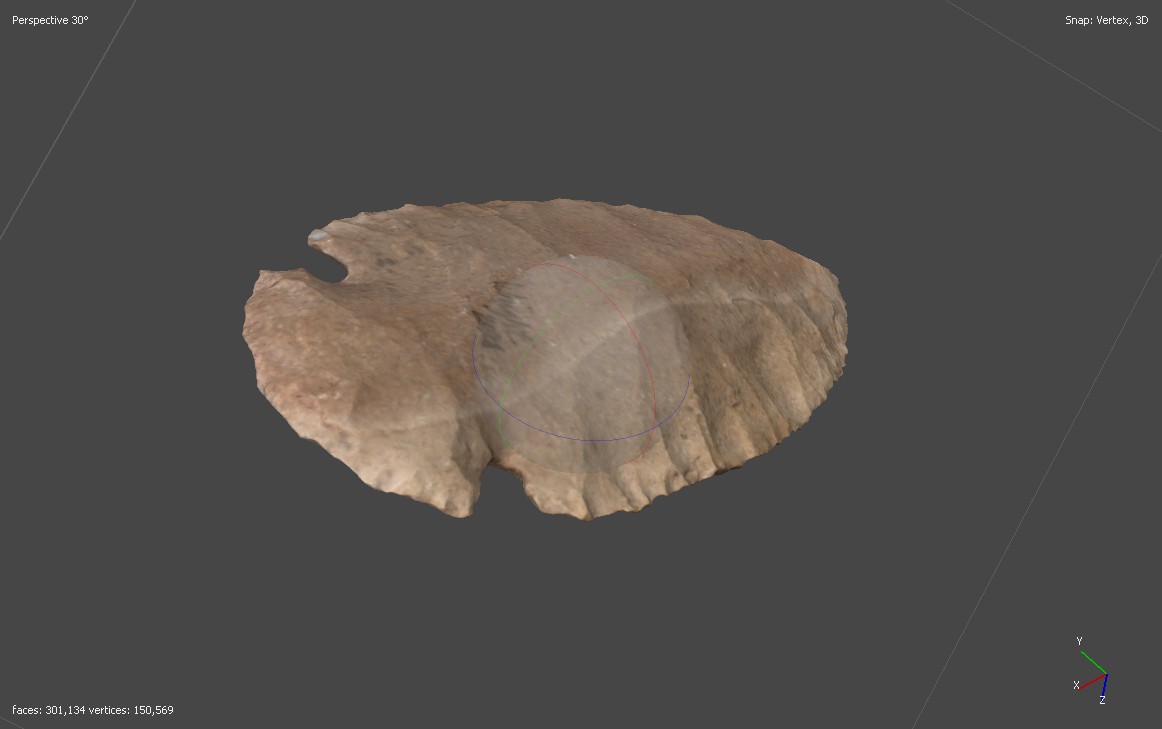 Corner notched arrowhead — miniatura 2