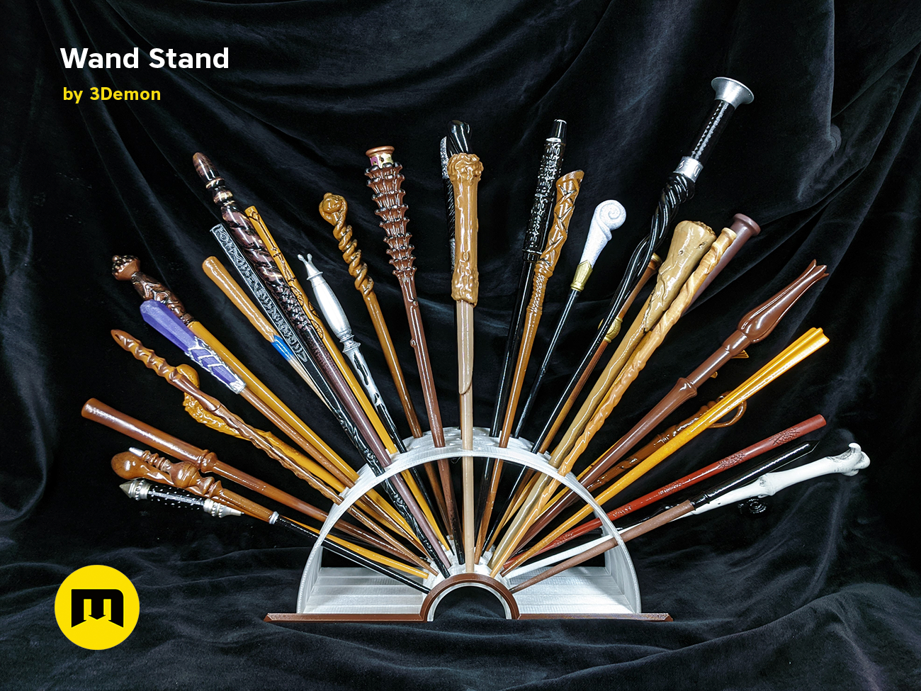 Open Book Harry Potter Wands Stand