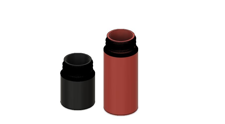 Miniatura 6 do modelo 3D Container with PET Bottle Cap
