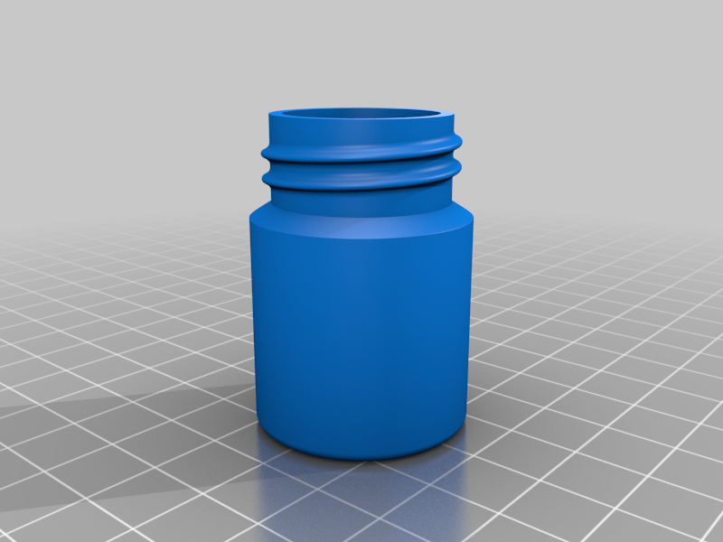 Miniatura 10 do modelo 3D Container with PET Bottle Cap