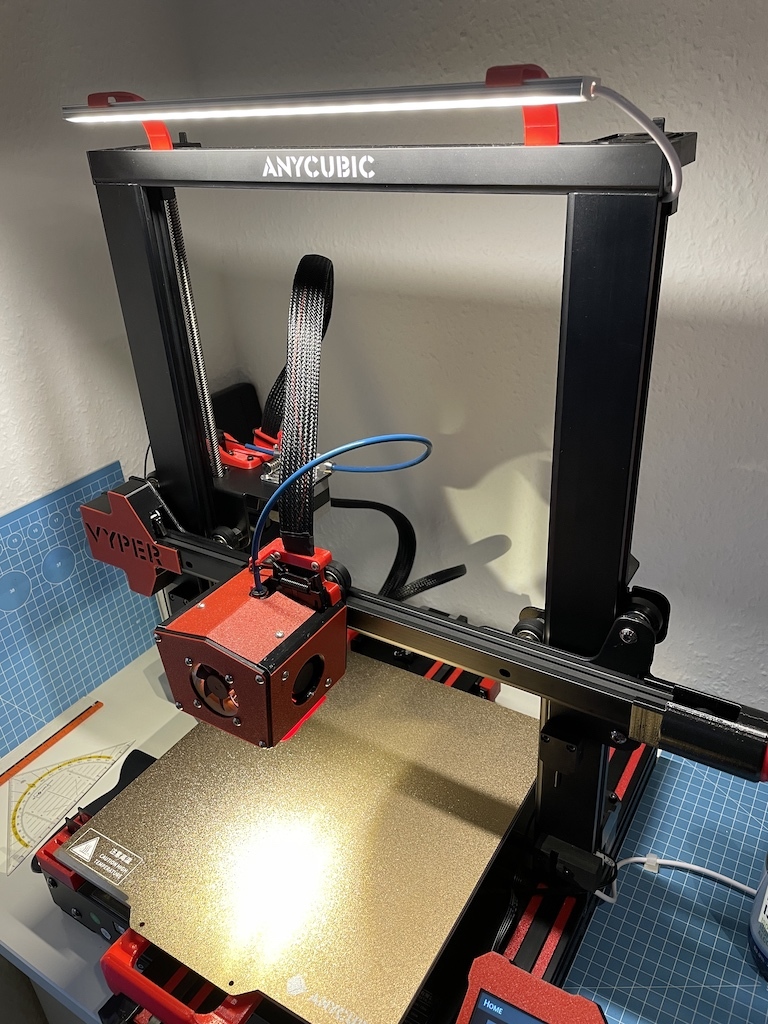 Anycubic Vyper Led Bar Holder By Hangloose Download Free Stl Model Printables Com