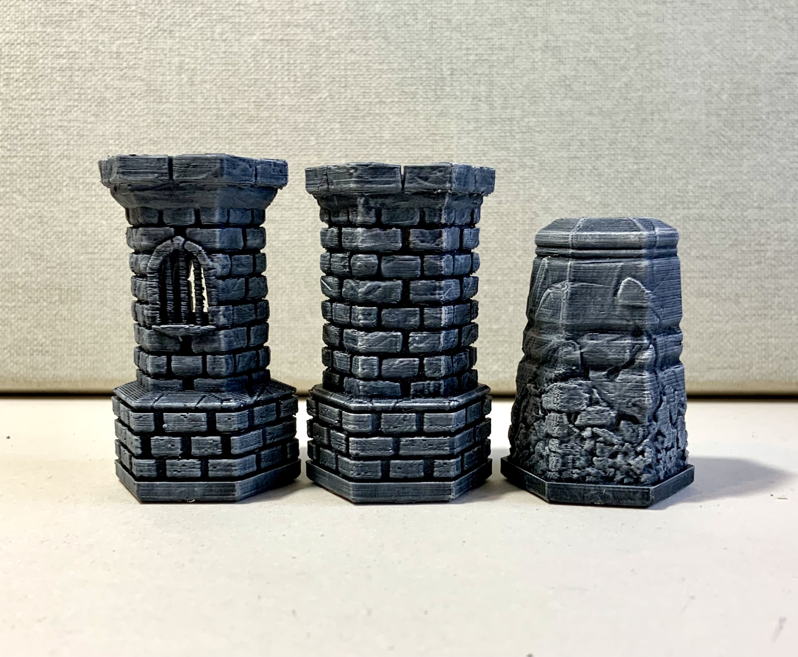MagHex Stone Pillars