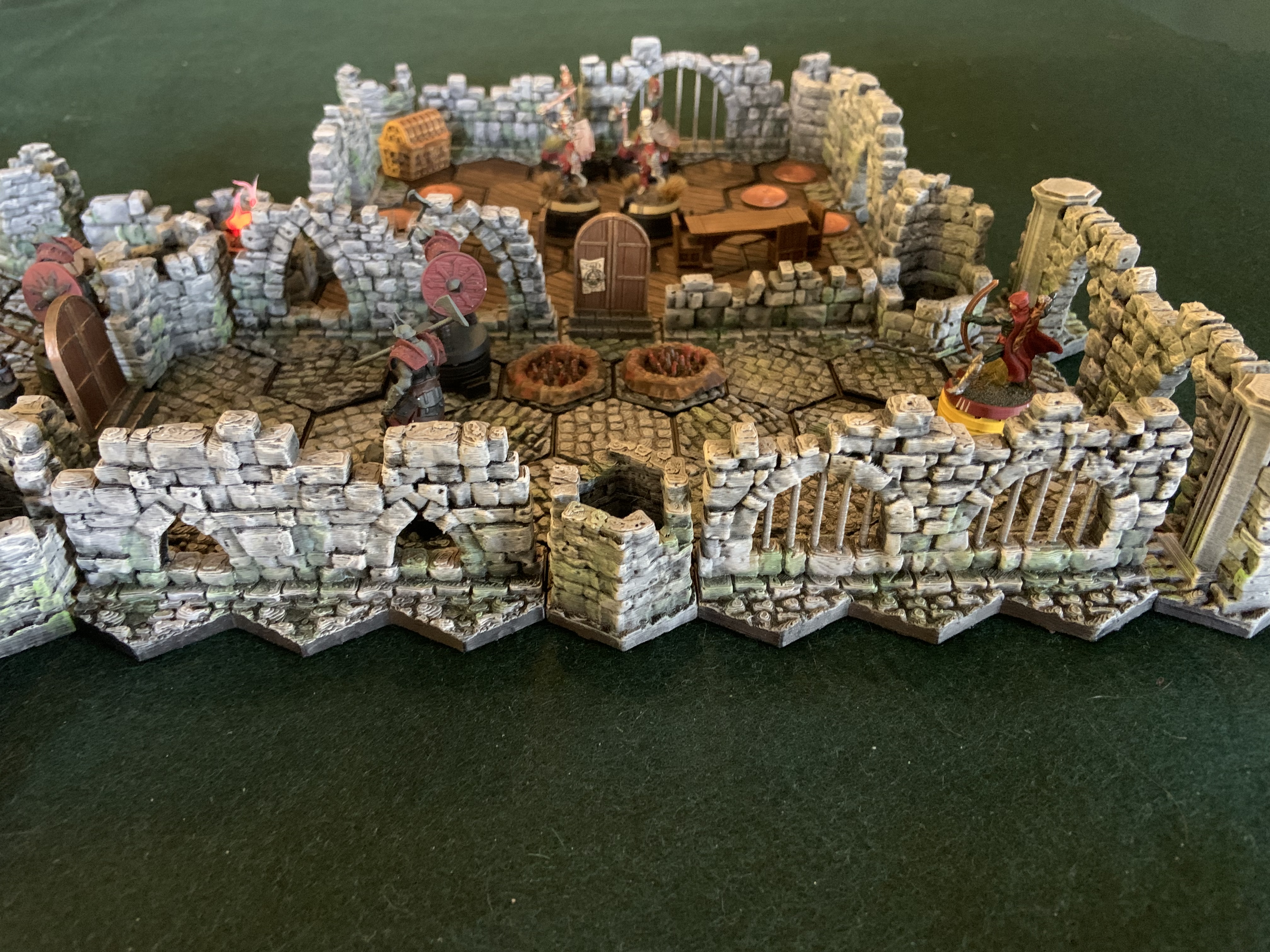 MagHex Ruined Dungeon Walls Gloomhaven Frosthaven