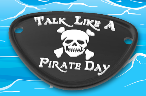 International Talk Like a Pirate Day Eye Patch