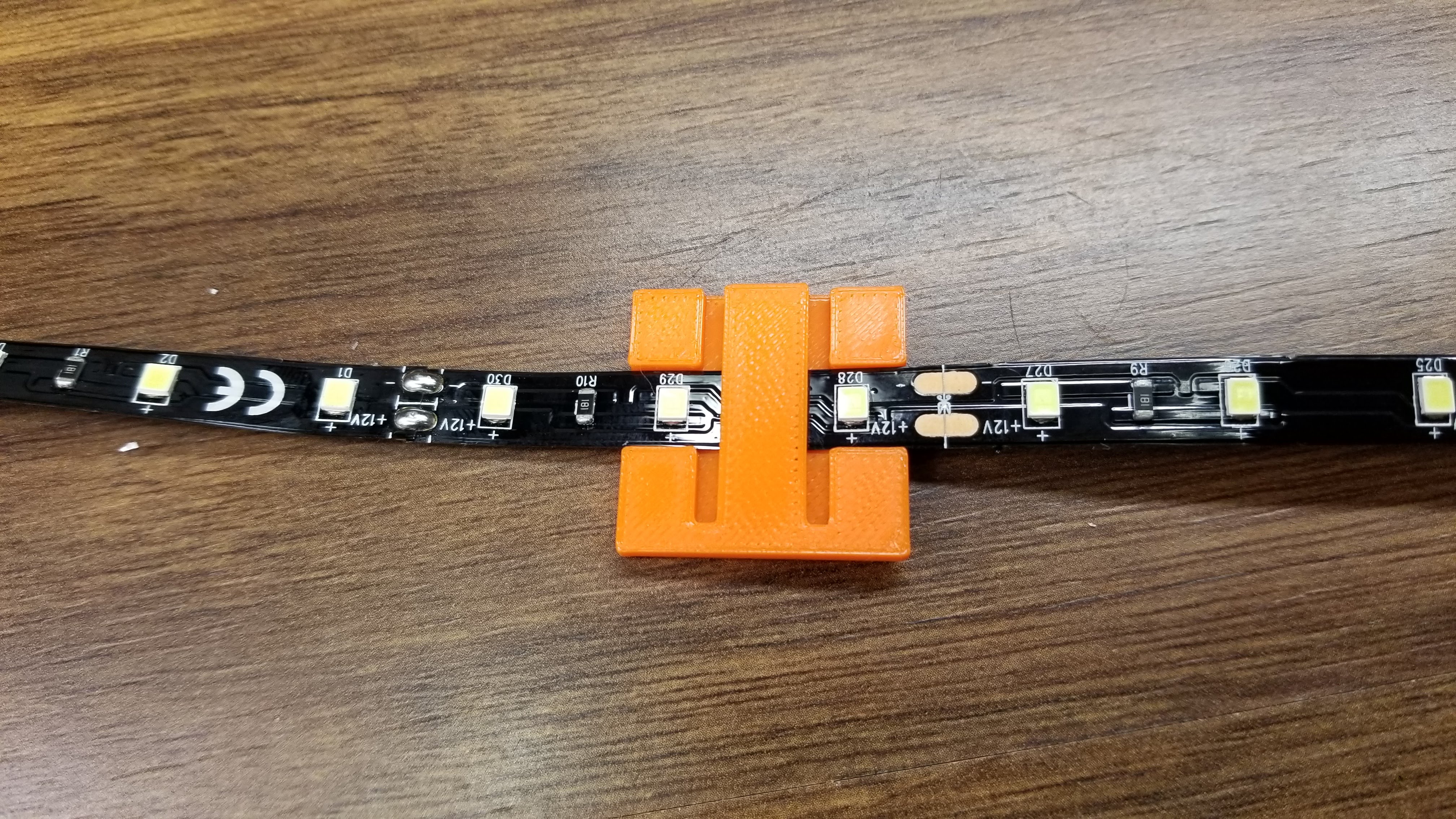 LED tape strip light holder 8mm strips