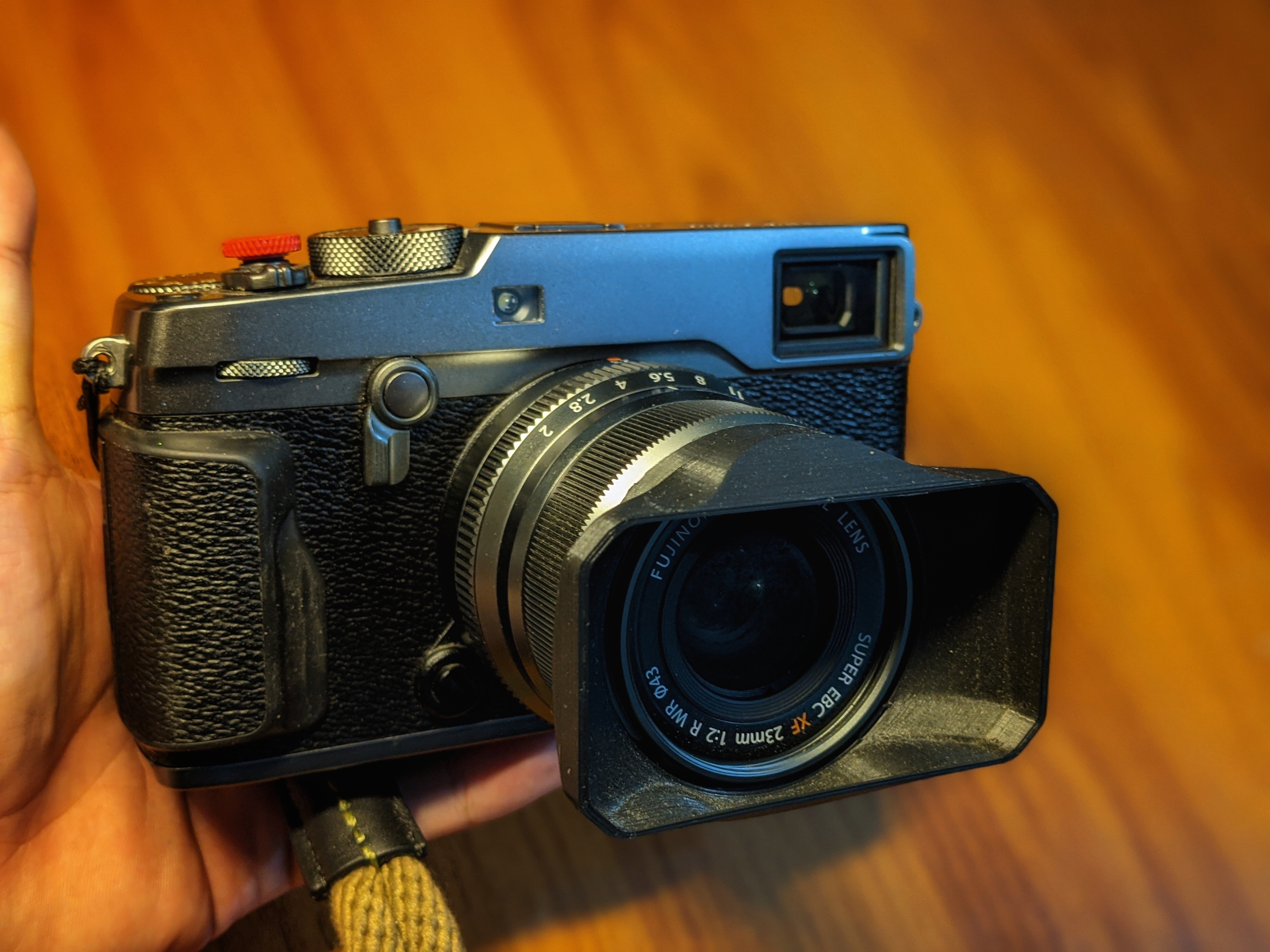 XPAN style hood for Fujifilm XF23 XF35 f2
