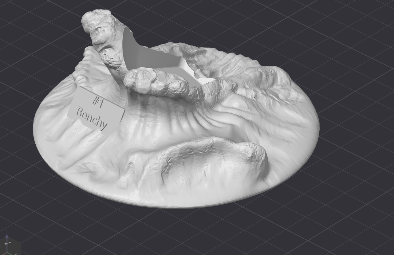 Benchy Wave with #1 Benchy Sign