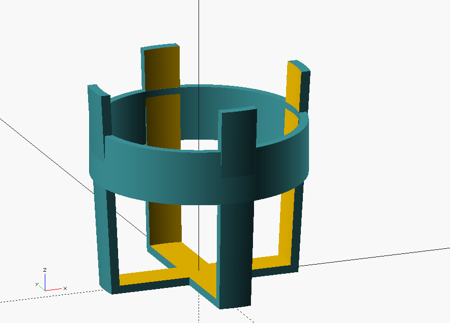 Cup Holder Adapter by Robodanny3000 | Download free STL model ...