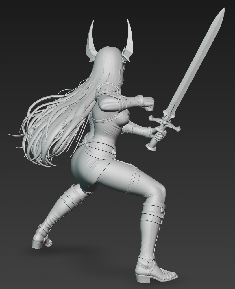 Miniatura 3 do modelo 3D Warrior Princess 4