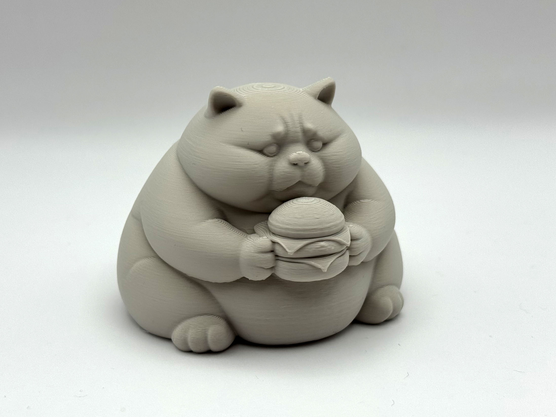 Miniatura 5 do modelo 3D Chonk Burger Cat