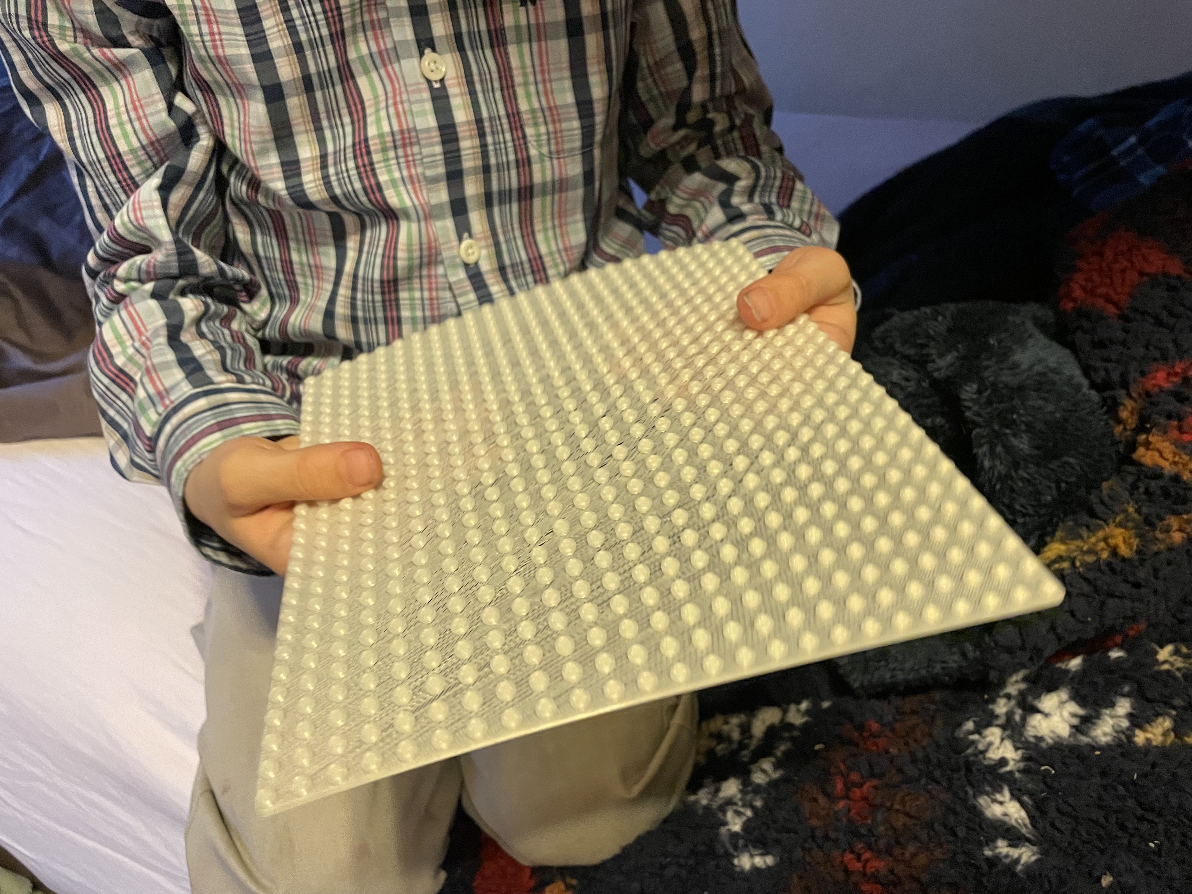 Flexible ‘NOT’ Lego Base plate - 28 x 25 studs