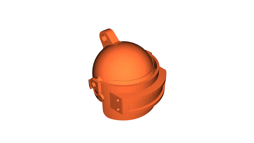 PUBG Helmet Level 3 3D model 3D printable