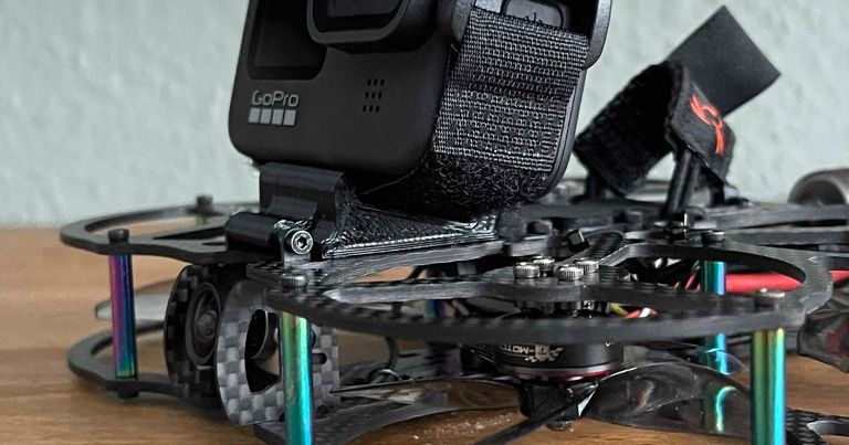 Lumenier QAV CINE Freybott Edition GoPro Hero 8 9 Session Couch Mount Strap by McFly Download free STL model Printables