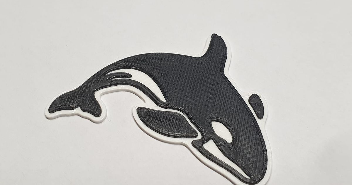Orca badge by Samotrel | Download free STL model | Printables.com