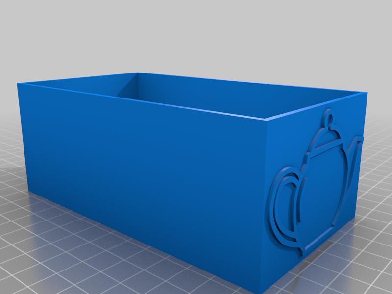 Miniatura 2 do modelo 3D Tea box