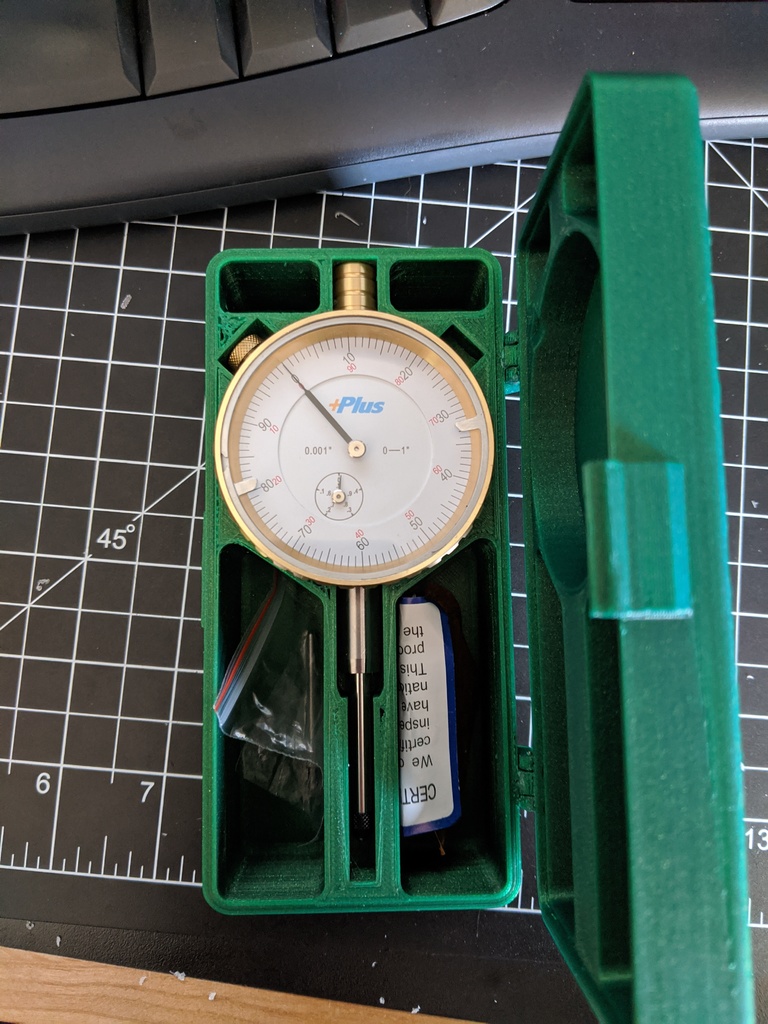 Fitted Dial Indicator Case Remix by huberjer Download free STL model