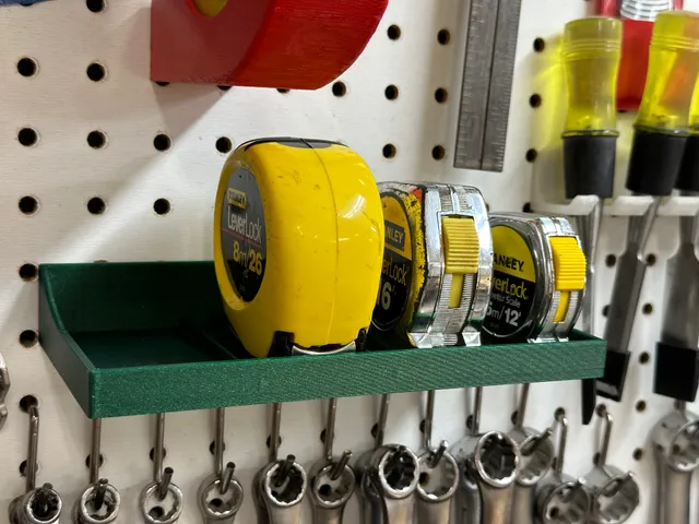 Tape Measure Holder for Pegboard