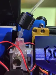 Magnetic PTFE bowden coupler