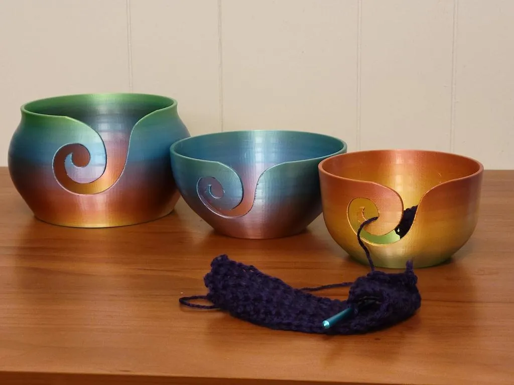 Yarn Bowls by Crafter64, Download free STL model