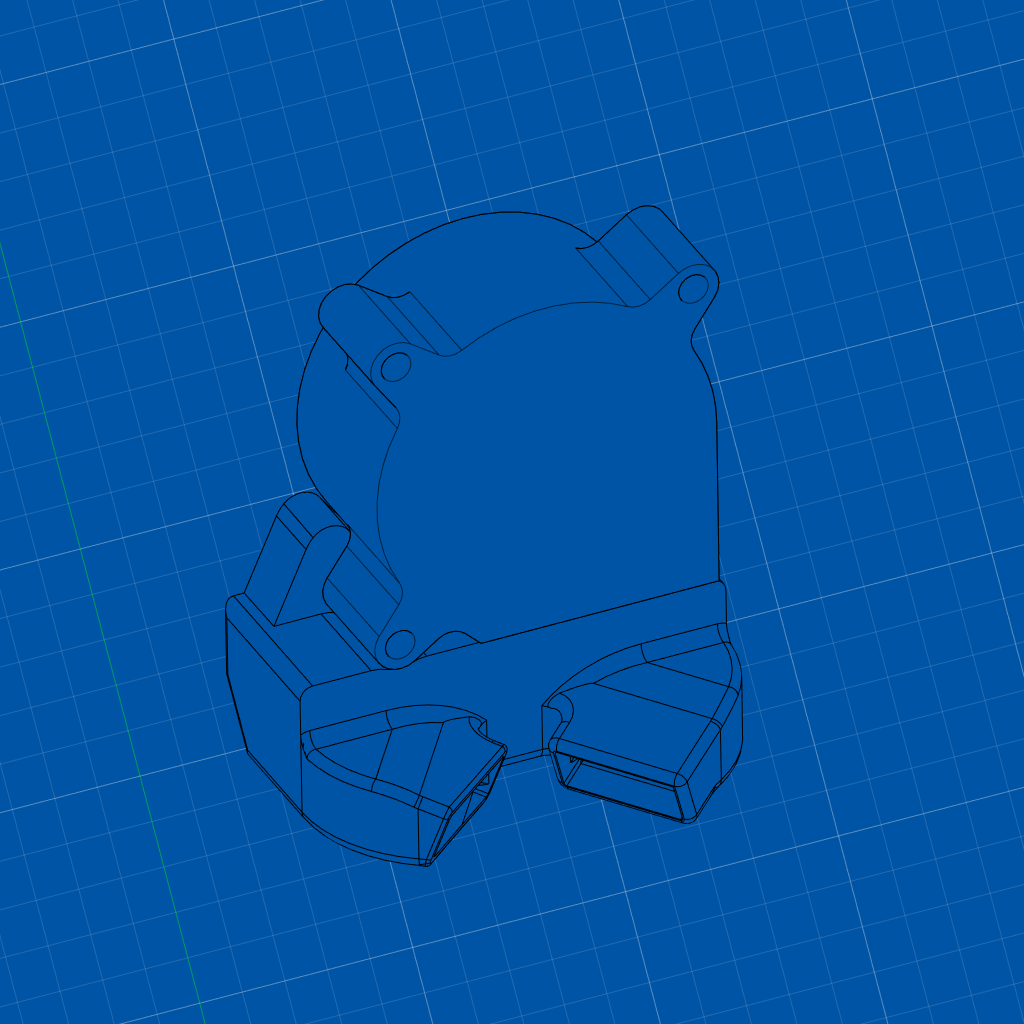 Artillery Sidewinder X2 Fan duct with dual vents