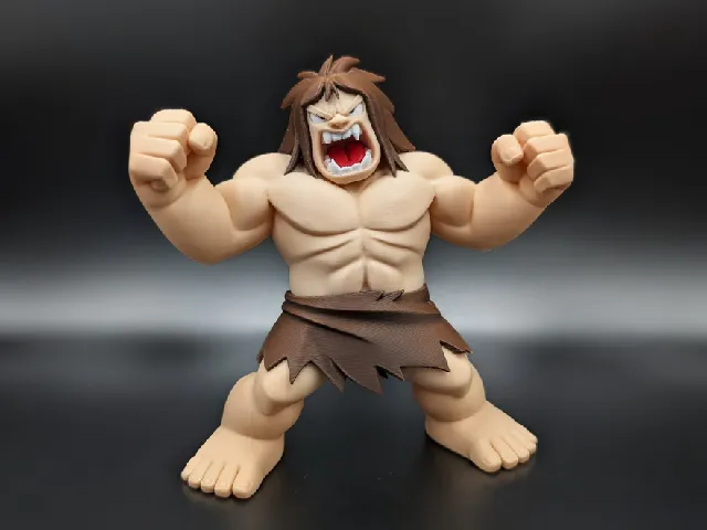 Krag the Caveman - Multicolor Print