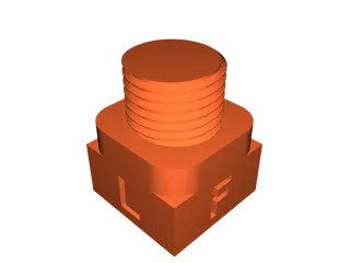 Calibration Cube (with thread) by Mordemot | Download free STL model ...