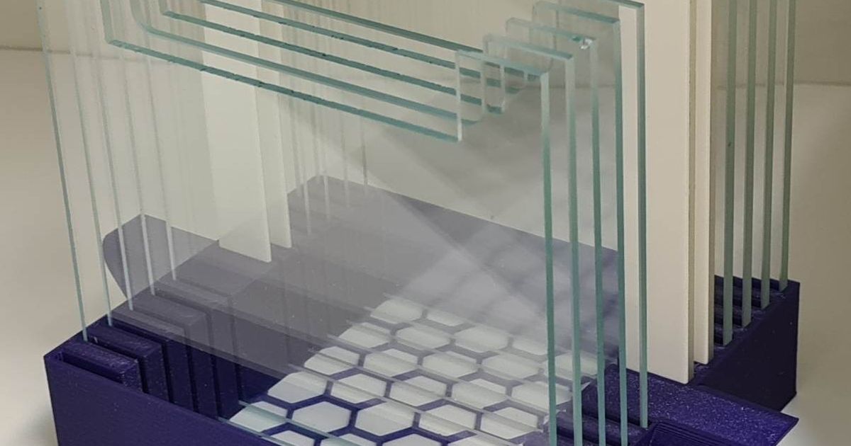 Glass plates holder by Stjepan Vlahović Download free STL model