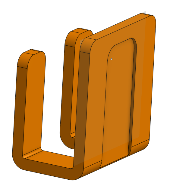 Zmatter Simple Holder for Commando Strips - EISY