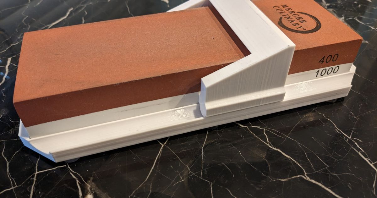 Knife Sharpening Guide for 60 x 180mm whetstones, sized for smaller