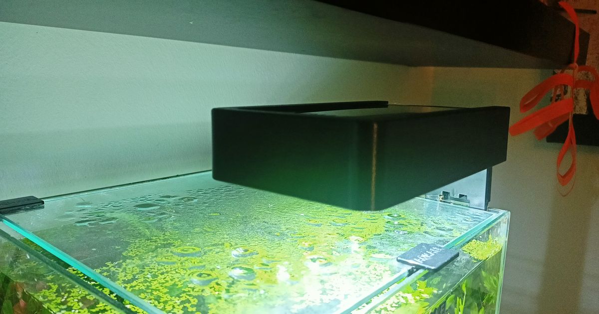 Aquarium aquael leddy lamp shade by shotem Download free STL model