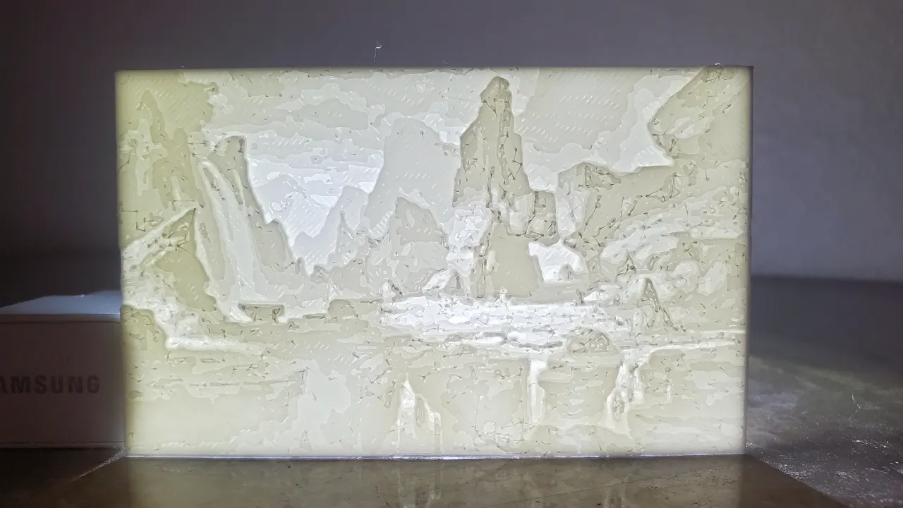 Mountains (Lithophane) by Desert3DPrinting | Download free STL model ...