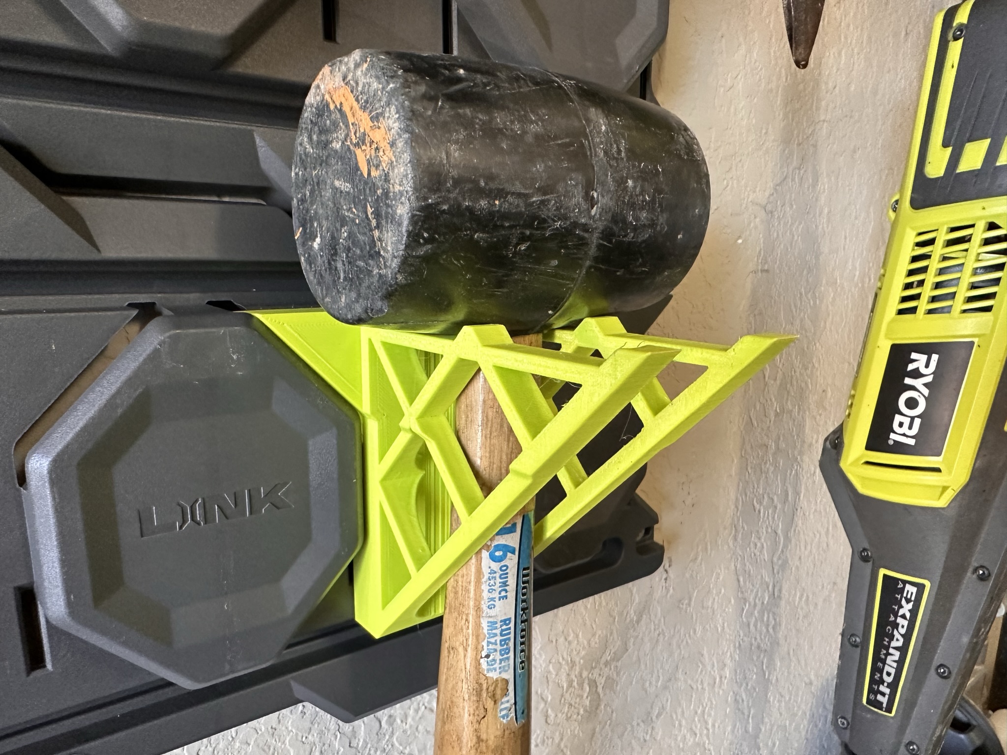 Mallet & Hammer holder for Ryobi Link
