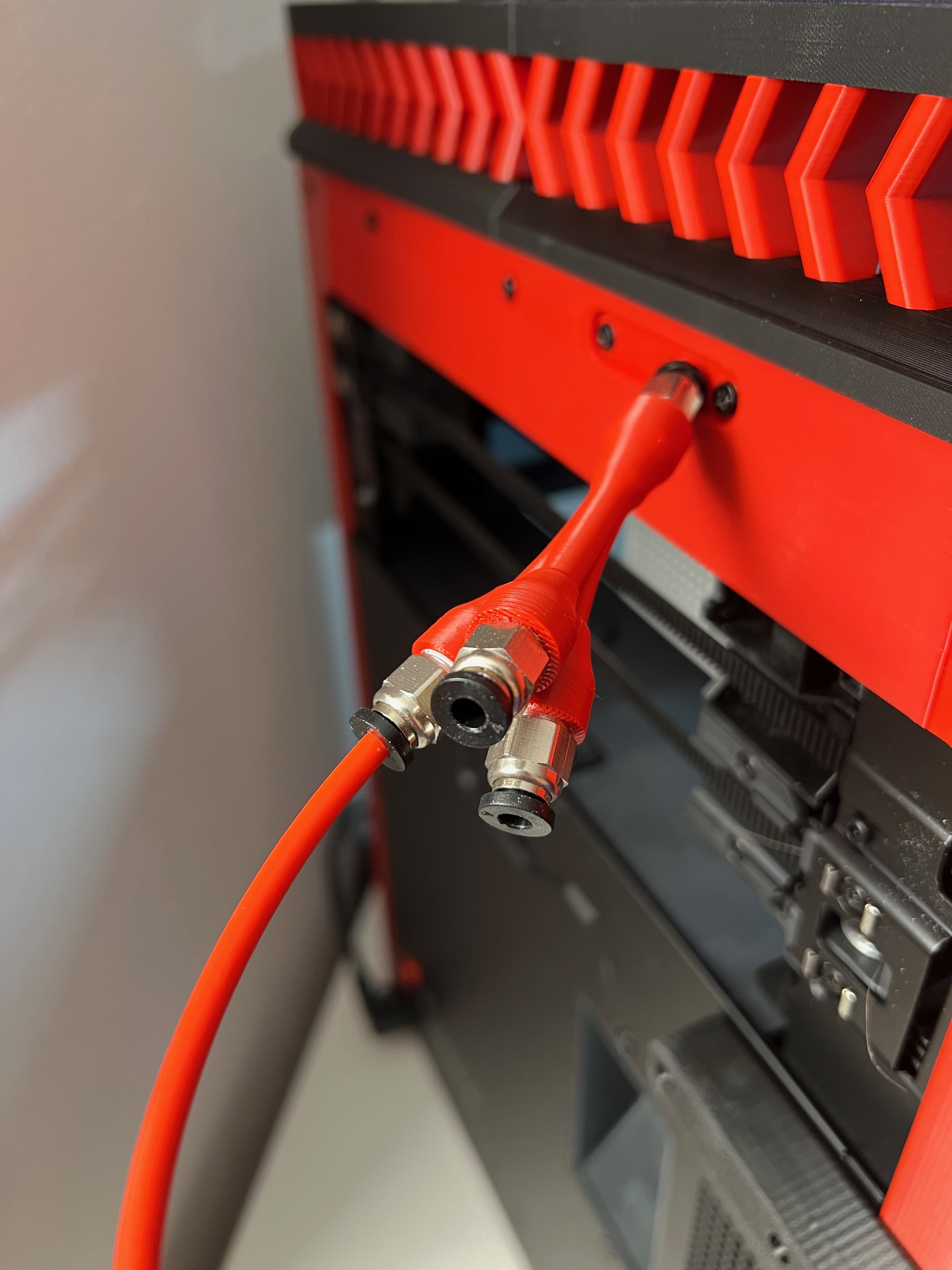 Tripple splitter Bambulab with PC4-M10 pneumatic connectors