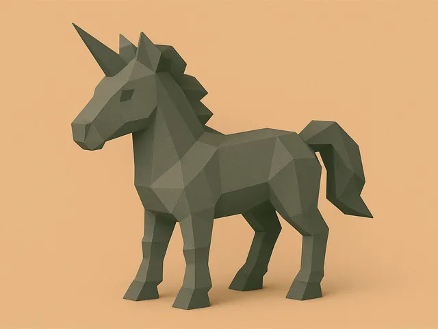 Low Poly Unicorn