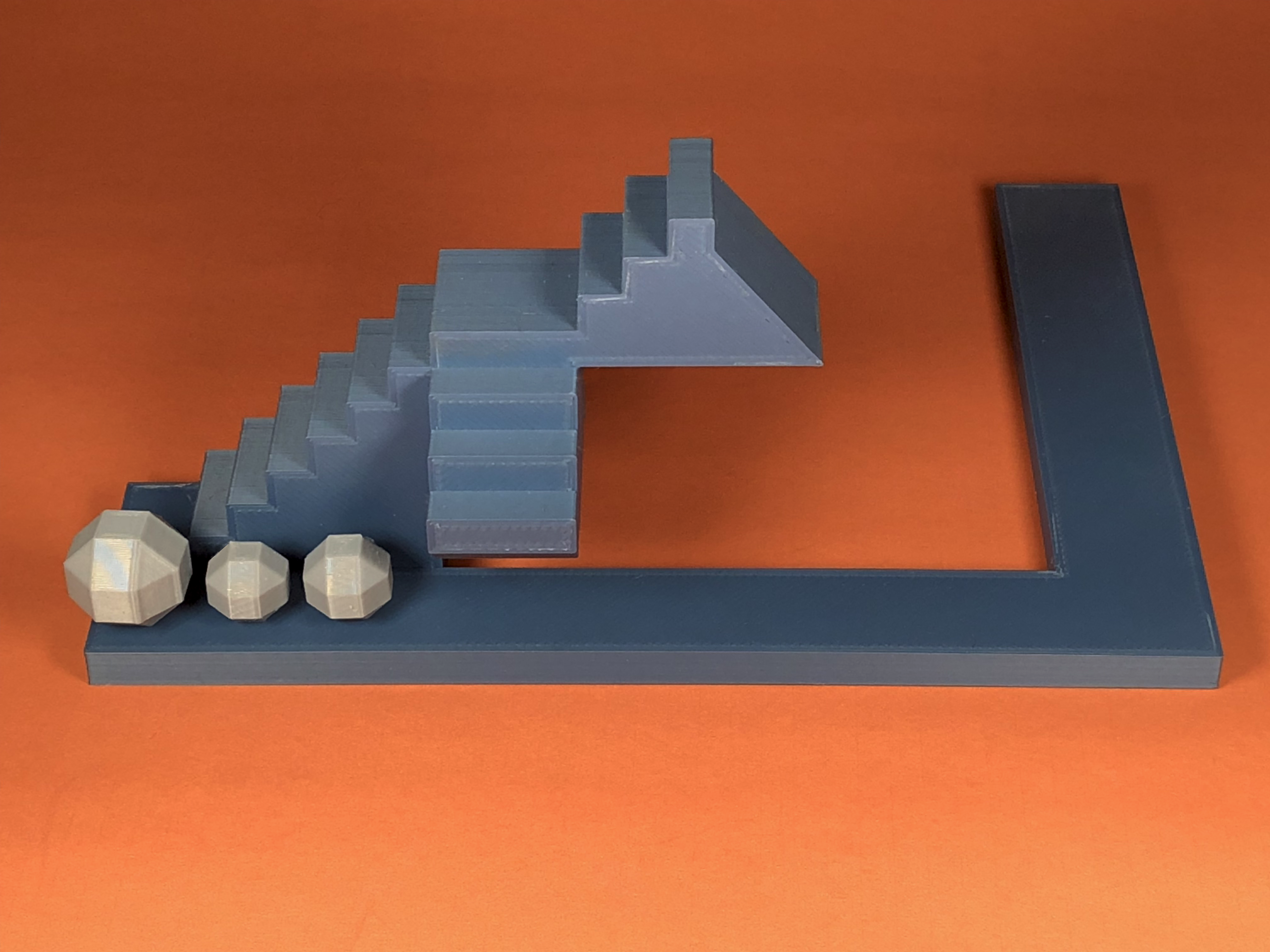 Miniatura 4 do modelo 3D Impossible Staircase Perspective Illusion