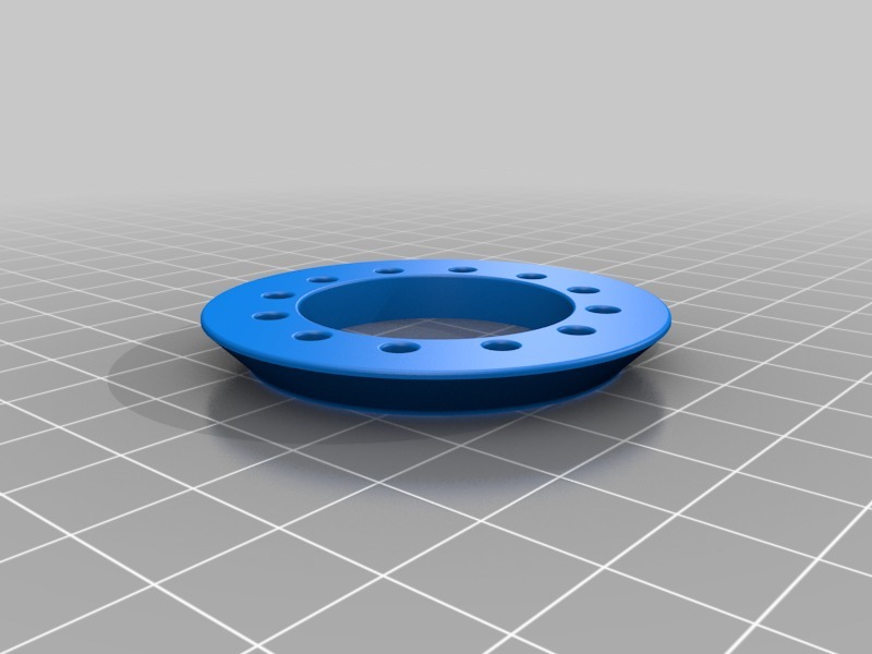 Miniatura 3 do modelo 3D Slew bearing with gear set