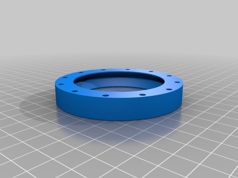 Miniatura 6 do modelo 3D Slew bearing with gear set