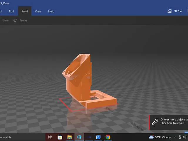 MalyanM320/Monoprice select mini v2 Volcano hotend blower