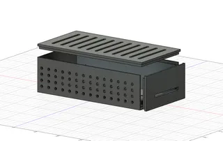 Support pour alimentation 12V 10A by Frederic, Download free STL model